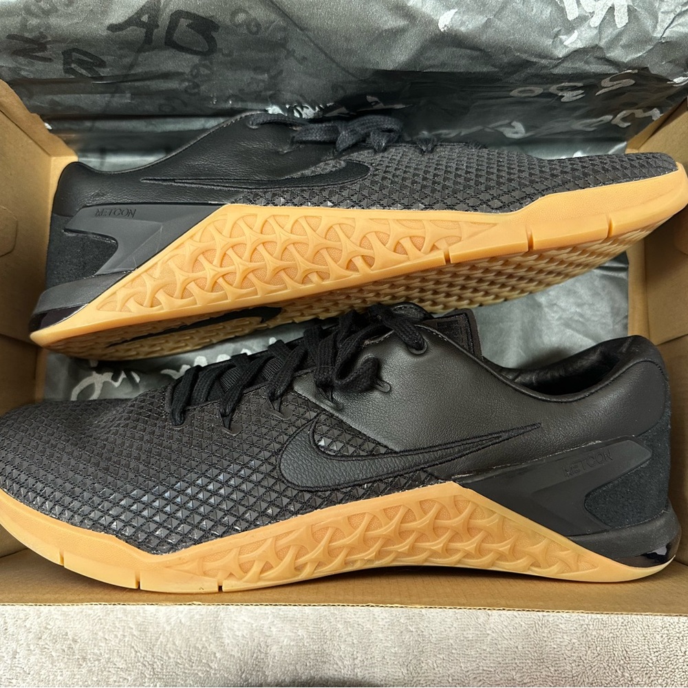 Nike Metcon 4 Mat Fraser Black and Gum